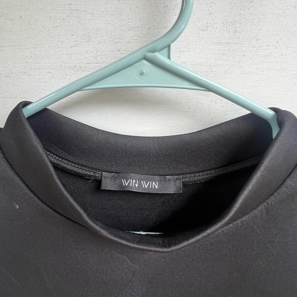 Black High-Low Peplum Dress - Picture 6 of 10